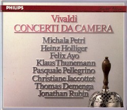 Concerti da camera by Vivaldi ;   Michala Petri ,   Heinz Holliger ,   Felix Ayo ,   Klaus Thunemann ,   Pasquale Pellegrino ,   Christiane Jaccottet ,   Thomas Demenga ,   Jonathan Rubin
