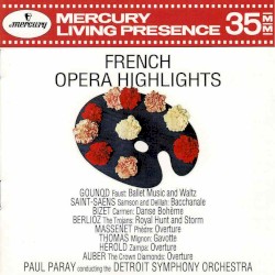 French Opera Highlights by Detroit Symphony Orchestra ,   Paul Paray