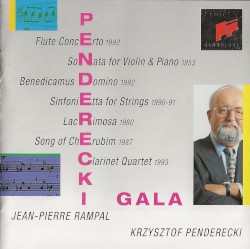 Penderecki Gala by Krzysztof Penderecki ;   Jean-Pierre Rampal