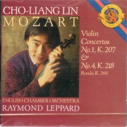Violin Concertos no. 1, K.207 & no. 4, K.218 / Rondo K.269 by Mozart ;   English Chamber Orchestra ,   Raymond Leppard ,   Cho-Liang Lin