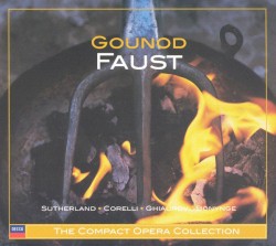 Faust by Charles Gounod ;   Joan Sutherland ,   Franco Corelli ,   Nicolaï Ghiaurov ,   London Symphony Orchestra ,   Richard Bonynge