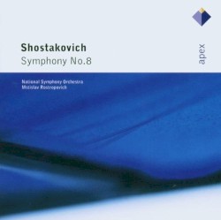 Symphony no. 8 by Shostakovich ;   National Symphony Orchestra ,   Mstislav Rostropovich