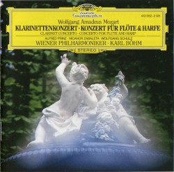 Klarinettenkonzert / Konzert für Flöte & Harfe by Wolfgang Amadeus Mozart ;   Alfred Prinz ,   Nicanor Zabaleta ,   Wolfgang Schulz ,   Wiener Philharmoniker ,   Karl Böhm