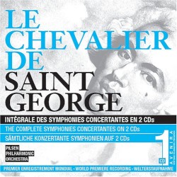 Intégrale des symphonies concertantes, CD 1 by Le Chevalier de Saint‐Georges ;   Pilsen Philharmonic Orchestra