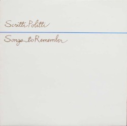 Songs to Remember by Scritti Politti
