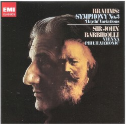 Symphony no. 3 / Haydn Variations by Brahms ;   Wiener Philharmoniker ,   Sir John Barbirolli
