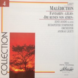 Malédiction / Fantasies: “Lelio” / “The Ruins of Athens” by Liszt ;   Jenő Jandó ,   Budapest Symphony Orchestra ,   András Ligeti