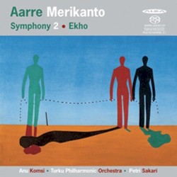 Symphony 2 / Ekho by Aarre Merikanto ;   Anu Komsi ,   Turku Philharmonic Orchestra ,   Petri Sakari