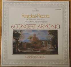 6 concerti armonici by Unico Wilhelm van Wassenaer ;   Camerata Bern