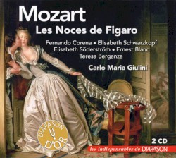 Les Noces de Figaro by Mozart ;   Fernando Corena ,   Elisabeth Schwarzkopf ,   Elisabeth Söderström ,   Ernest Blanc ,   Teresa Berganza ,   Carlo Maria Giulini