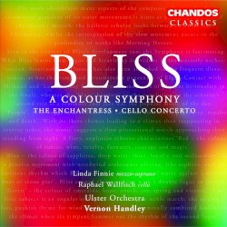 Colour Symphony / The Enchantress / Cello Concerto by Bliss ;   Linda Finnie ,   Raphael Wallfisch ,   Ulster Orchestra ,   Vernon Handley