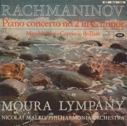 Rachmaninov: Piano Concerto no. 2 / Mendelssohn: Capriccio Brilliant by Sergei Rachmaninov ,   Felix Mendelssohn ;   Moura Lympany ,   Philharmonia Orchestra ,   Nicolai Malko
