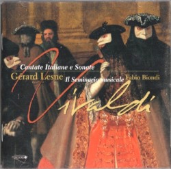 Cantate Italiane e Sonate by Vivaldi ;   Gérard Lesne ,   Il Seminario Musicale ,   Fabio Biondi