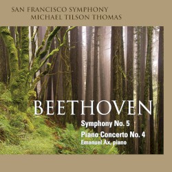 Symphony no. 5 / Piano Concerto no. 4 by Beethoven ;   San Francisco Symphony ,   Michael Tilson Thomas ,   Emanuel Ax