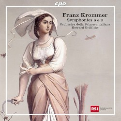 Symphonies 6 & 9 by Franz Krommer ;   Orchestra della Svizzera italiana ,   Howard Griffiths