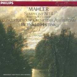 Symphony no. 4 by Mahler ;   Roberta Alexander ,   Concertgebouw Orchestra, Amsterdam ,   Bernard Haitink