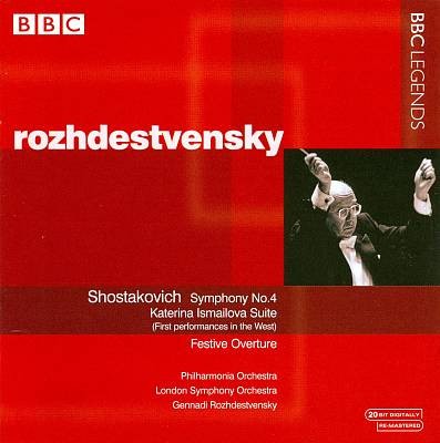 Symphony no. 4 / Katerina Ismailova Suite / Festive Overture