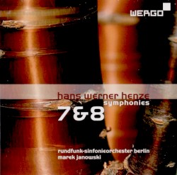 Symphonies 7 & 8 by Hans Werner Henze ;   Rundfunk‐Sinfonieorchester Berlin ,   Marek Janowski