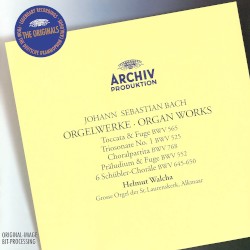 Orgelwerke BWV 525, 552, 565, 645-650, 768 by Johann Sebastian Bach ;   Helmut Walcha
