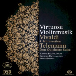 Virtuose Violinmusik by Vivaldi ,   Telemann ;   Susanne Branny ,   Dresdner Kapellsolisten ,   Helmut Branny