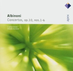 Concertos, op. 10, nos. 1-6 by Tomaso Giovanni Albinoni ;   I Solisti Veneti ,   Claudio Scimone