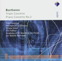 Triple Concerto / Piano Concerto no. 2 by Ludwig van Beethoven ;   Trio Fontenay ,   Till Fellner ,   Philharmonia Orchestra ,   Academy of St Martin in the Fields ;   Eliahu Inbal ,   Sir Neville Marriner