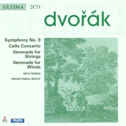 Symphony no. 9 / Cello Concerto / Serenade for Strings / Serenade for Winds by Antonín Dvořák ;   Arto Noras ,   Oramo ,   Inbal ,   Wolff