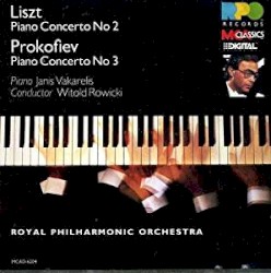Liszt: Piano Concerto no. 2 / Prokofiev: Piano Concerto no. 3 by Liszt ,   Prokofiev ;   Janis Vakarelis ,   Witold Rowicki ,   Royal Philharmonic Orchestra