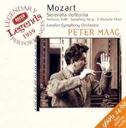 Serenata notturna / Notturno, K. 286 / Symphony no. 32 / 6 Deutsche Tänze by Mozart ;   London Symphony Orchestra ,   Peter Maag