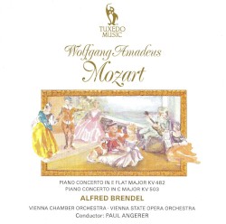 Piano Concerto in E-flat major, KV 482 / Piano Concerto in C major, KV 503 by Wolfgang Amadeus Mozart ;   Alfred Brendel ,   Vienna Chamber Orchestra ,   Vienna State Opera Orchestra ,   Paul Angerer