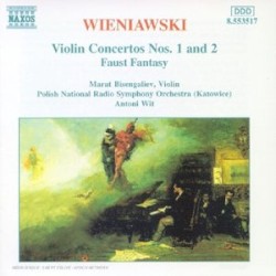 Violin Concertos Nos. 1 and 2 / Faust Fantasy by Wieniawski ;   Marat Bisengaliev ,   Polish National Radio Symphony Orchestra (Katowice) ,   Antoni Wit