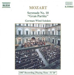 Serenade no. 10 “Gran Partita” by Wolfgang Amadeus Mozart ;   German Wind Soloists