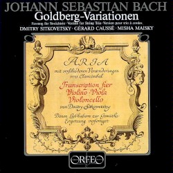 Goldberg-Variationen für String Trio by Bach ;   Dmitri Sitkovetsky ,   Gérard Caussé ,   Mischa Maisky