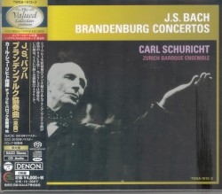 Brandenburg Concertos by Johann Sebastian Bach ;   Carl Schuricht ,   Zurich Baroque Ensemble