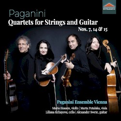 Quartets for Strings and Guitar nos. 7, 14 & 15 by Paganini ;   Paganini Ensemble Vienna