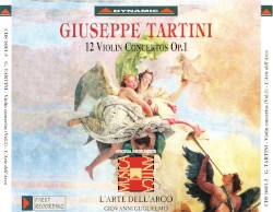12 Violin Concertos, op.1 by Giuseppe Tartini ;   L'Arte dell'Arco ,   Giovanni Guglielmo
