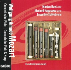 Concertos for Flute / Concerto for Flute & Harp by Wolfgang Amadeus Mozart ;   Marten Root ,   Masumi Nagasawa ,   Ensemble Schönbrunn