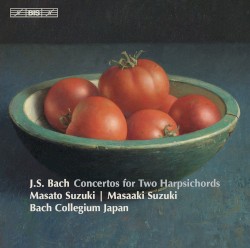 Concertos for 2 Harpsichords by Johann Sebastian Bach ;   Masato Suzuki ,   Masaaki suzuki ,   Bach Collegium Japan