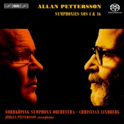 Symphonies nos. 4 & 16 by Allan Pettersson ;   Norrköping Symphony Orchestra ,   Christian Lindberg ,   Jörgen Petterson