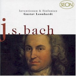 Inventions and Sinfonias by Johann Sebastian Bach ;   Gustav Leonhardt