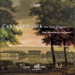 Cabinetmusik for Carl Theodor by C.G. Toeschi ,   F.X. Richter ,   M.F. Cannabich ,   J.B. Wendling ,   C. Cannabich ,   I. Holzbauer ;   Neue Düsseldorfer Hofmusik