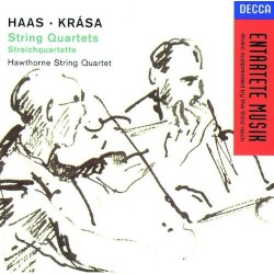 String Quartets by Pavel Haas ,   Hans Krása ;   Hawthorne String Quartet