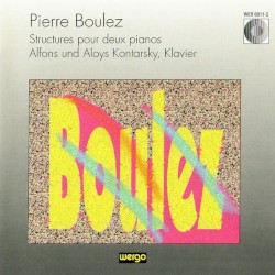 Structures pour deux pianos by Pierre Boulez ;   Alfons Kontarsky  &   Aloys Kontarsky