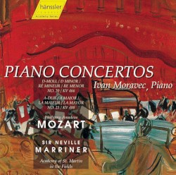 Piano Concertos 20 & 23 by Wolfgang Amadeus Mozart ;   Academy of St Martin in the Fields ,   Sir Neville Marriner ,   Ivan Moravec