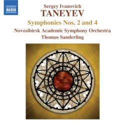Symphonies Nos. 2 and 4 by Serguey Ivanovitch Taneyev ;   Novosibirsk Academic Symphony Orchestra ,   Thomas Sanderling