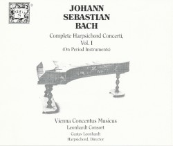 Harpsichord Concertos by Johann Sebastian Bach ;   Concentus Musicus Wien ,   Gustav Leonhardt ,   Herbert Tachezi