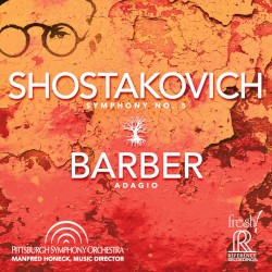 Shostakovich: Symphony no. 5 / Barber: Adagio by Shostakovich ,   Barber ;   Pittsburgh Symphony Orchestra ,   Manfred Honeck