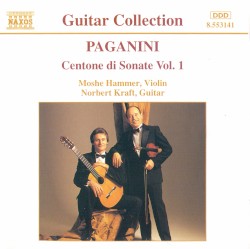 Centone di Sonate, Volume 1 by Niccolò Paganini ;   Moshe Hammer ,   Norbert Kraft