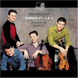 Quatuors nº 1, 4 & 9 by Chostakovitch ;   Jerusalem Quartet