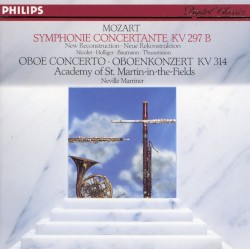 Symphonie concertante KV 297 B by Wolfgang Amadeus Mozart ,   Heinz Holliger ,   Hermann Baumann  &   Academy of St Martin in the Fields